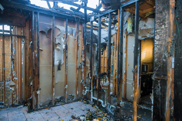 Professional Fire Damage Removal technician working in Eudora, AR